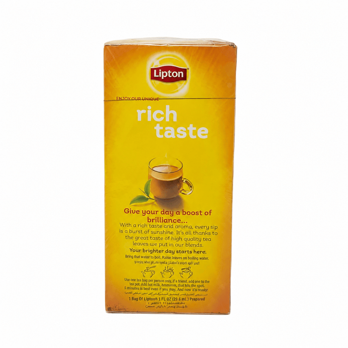 Lipton Yellow Label Tea | Premium Black Tea Bags - Yado African & Caribbean Market