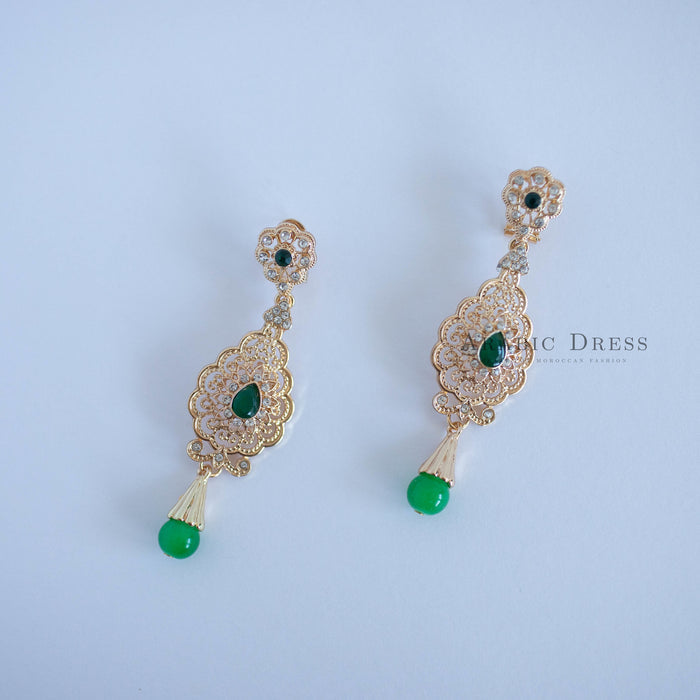 LISA GREEN EARRINGS