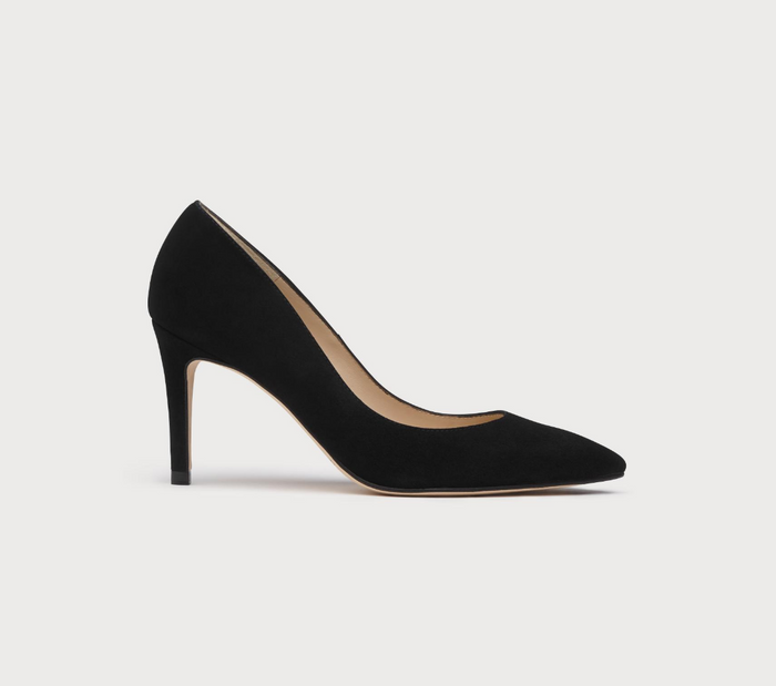 LK Bennett Floret Black Suede