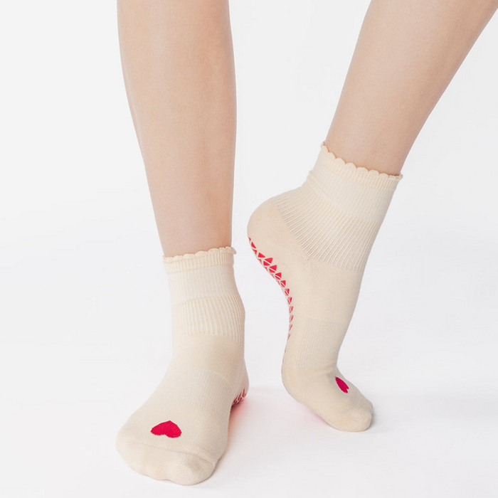 Love Ankle Grip Sock