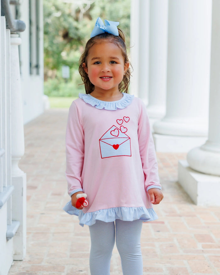 Love Letters Ruffle Pants Set