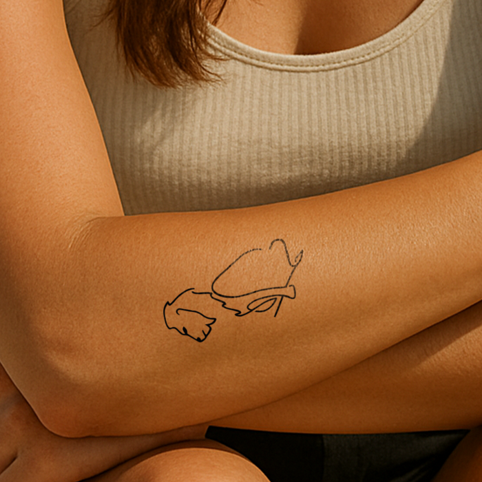 Löwe Tattoo