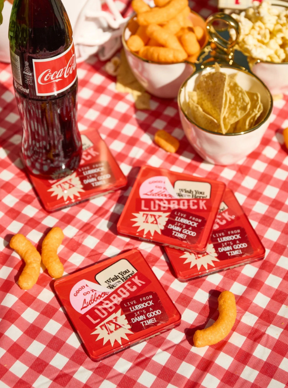 Lubbock Coasters- Set of 4