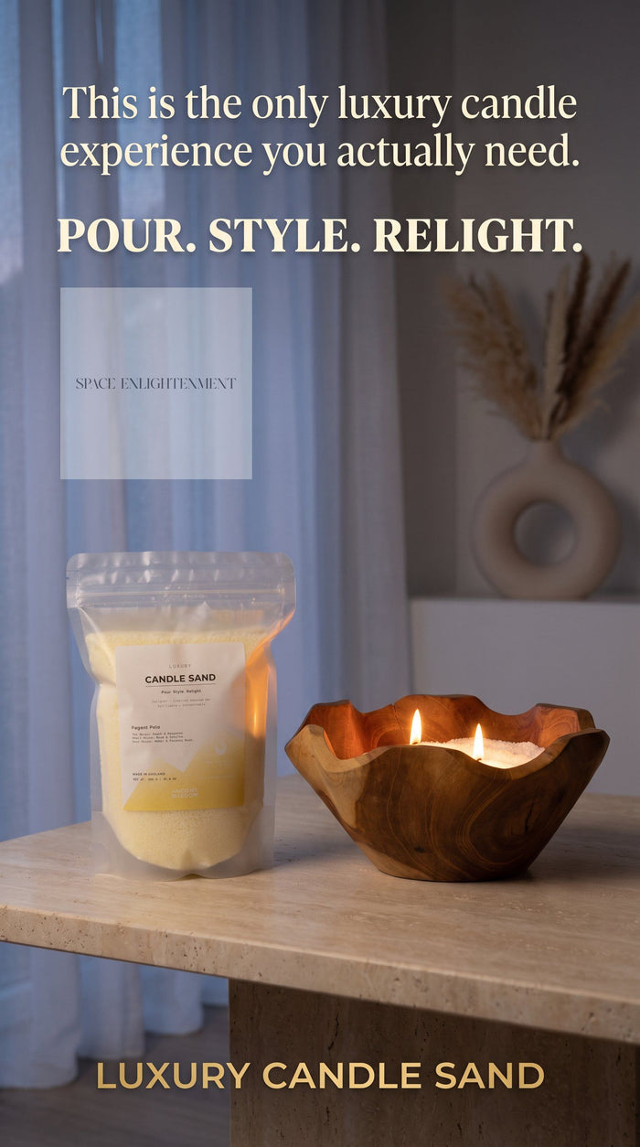 Luxury Candle Sand Regent Woods Cream Scented Pourable Candle