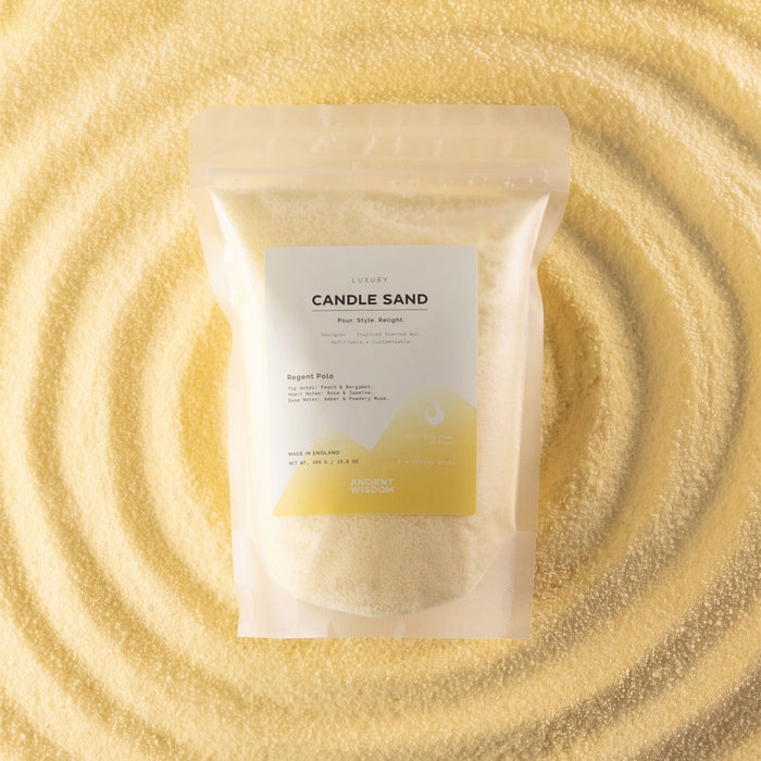 Luxury Candle Sand Regent Woods Cream Scented Pourable Candle