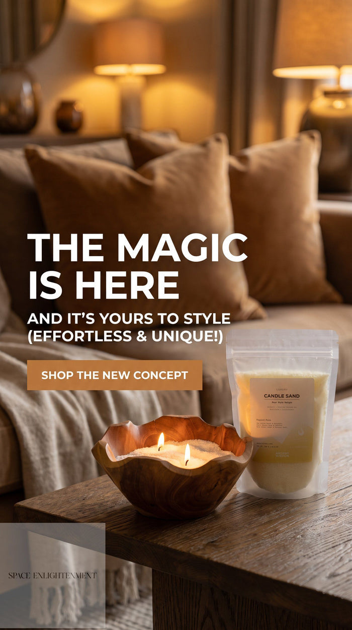 Luxury Candle Sand Regent Woods Cream Scented Pourable Candle
