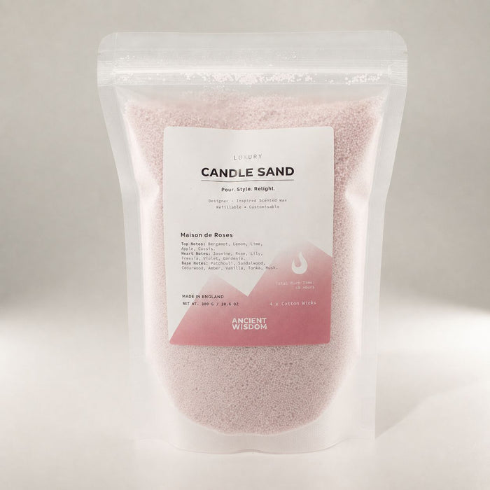 Luxury Candle Sand Rose Reverie Dusty Rose Scented Pourable Candle