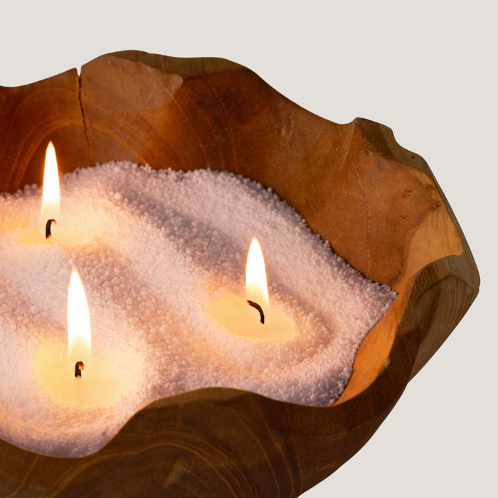 Luxury Candle Sand Serene Veil Latte Beige Scented Pourable Candle