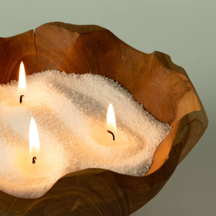 Luxury Candle Sand Serene Veil Latte Beige Scented Pourable Candle