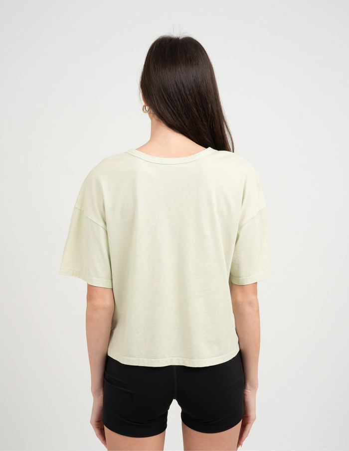 Macie Fog Green Tee - Tres Chic Boutique