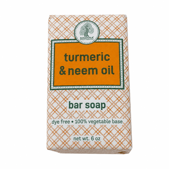Madina Turmeric & Neem Oil Soap 6oz | Radiant Skin Care - Yado African & Caribbean Market