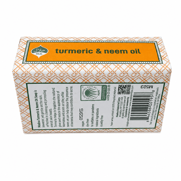 Madina Turmeric & Neem Oil Soap 6oz | Radiant Skin Care - Yado African & Caribbean Market