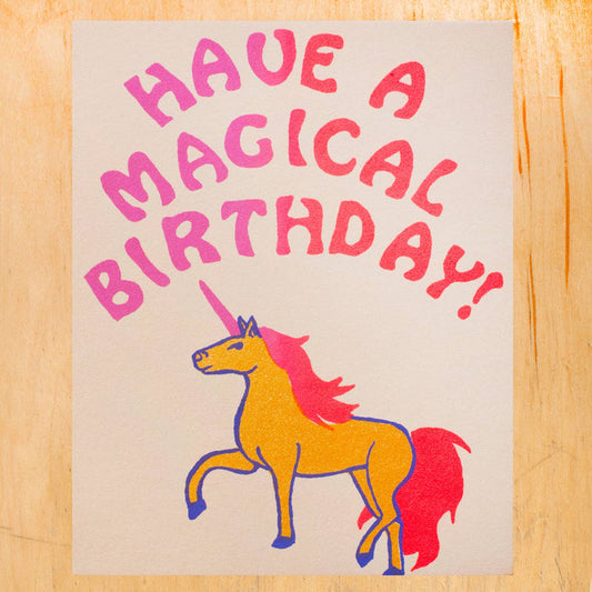 MAGICAL BIRTHDAY GREETING CARD