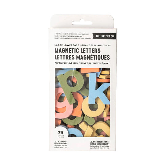 Magnetic Letters - 2" 75pc Lowercase - Rainbow Mod