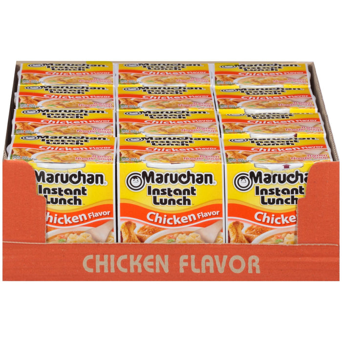Maruchan Instant Lunch Chicken Flavor, 2.25 Ounce (Pack of 12) - Yado African & Caribbean Market
