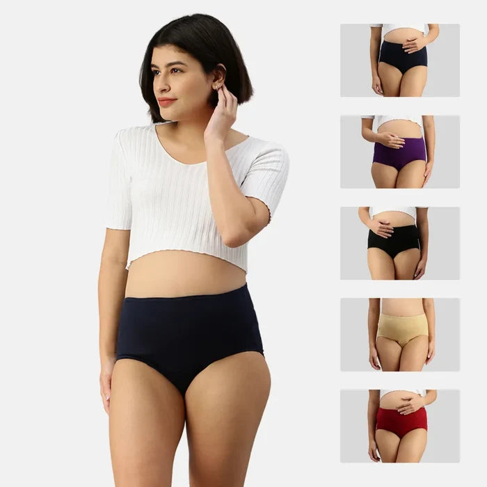 Hygiene Panties For Pregnant Women Multi Colors Pack Of 5
