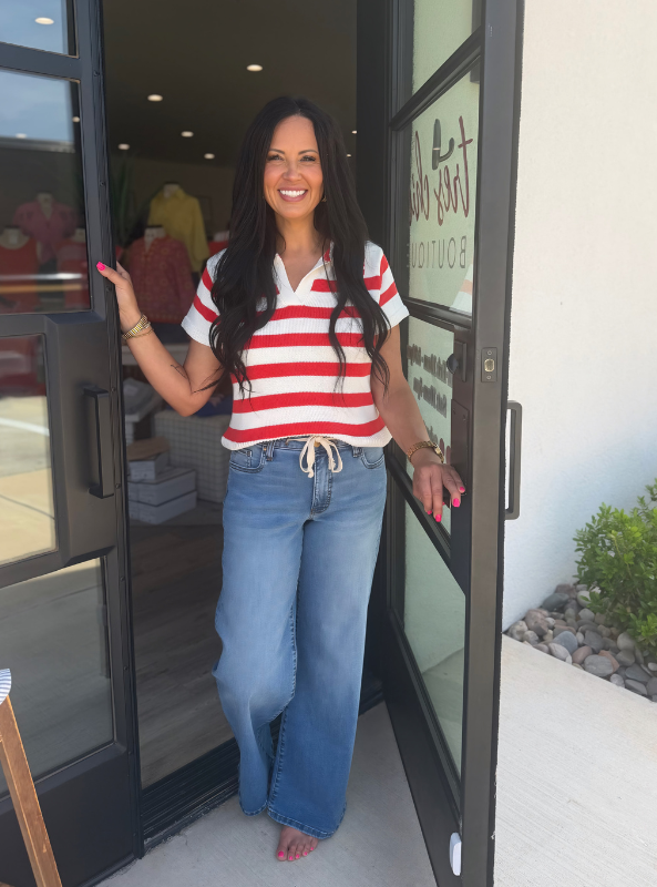 Maya High Rise Wide Leg- Reg Hem & Drawcord- Protect