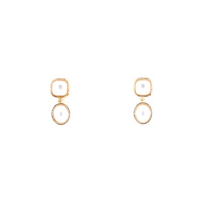 MB - Ross Pearl Post Earrings