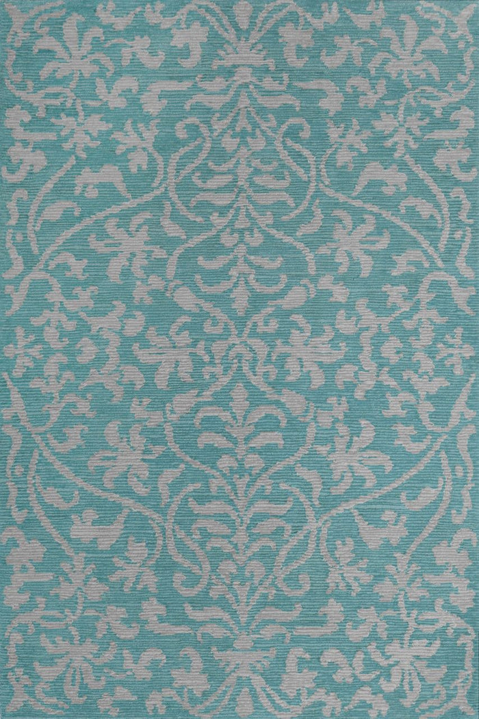 Maine Cottage Medici Turquoise Wool Rug