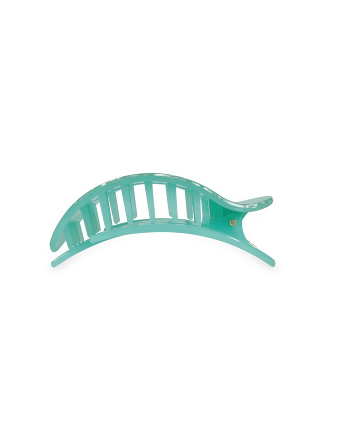 Medium Flat Round Hair Clip- Spring Splash
