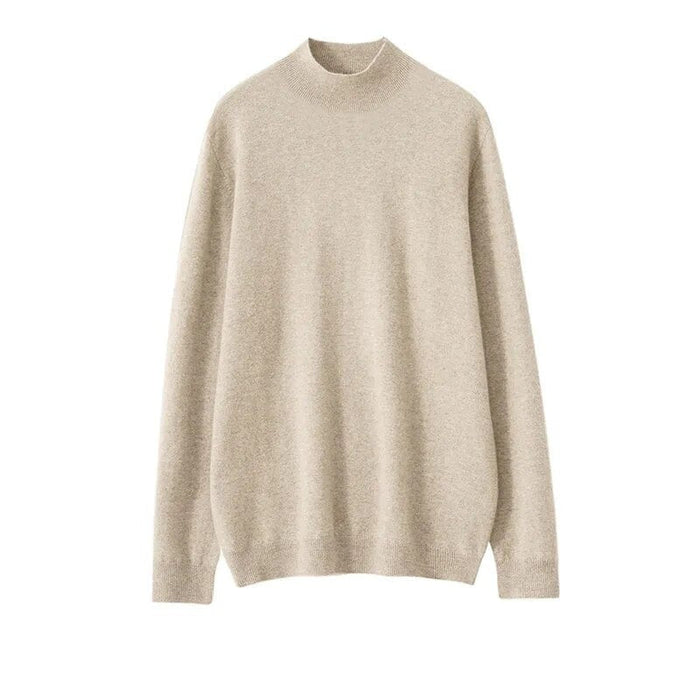 Antonios Pure Wool Sweater - AntoniosClothing - Beige
