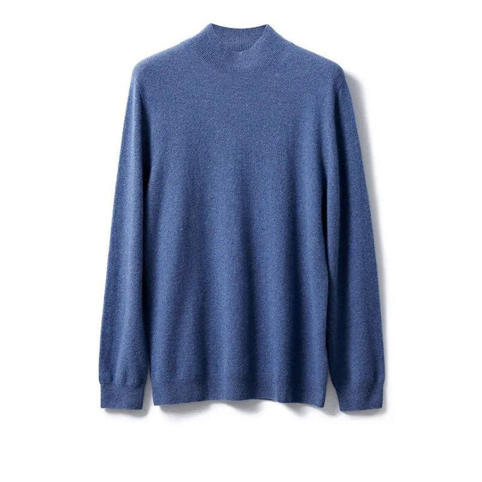 Antonios Pure Wool Sweater - AntoniosClothing - Blue