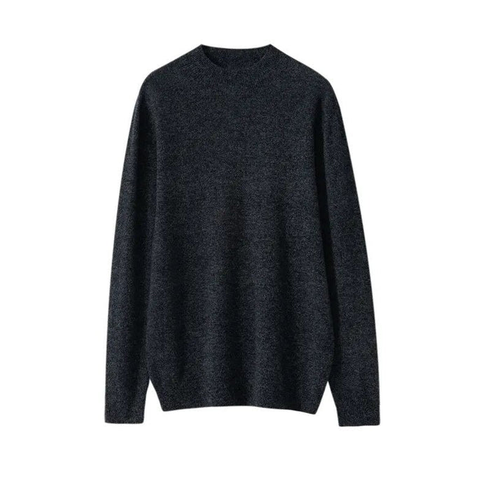 Antonios Pure Wool Sweater - AntoniosClothing - Dark Grey