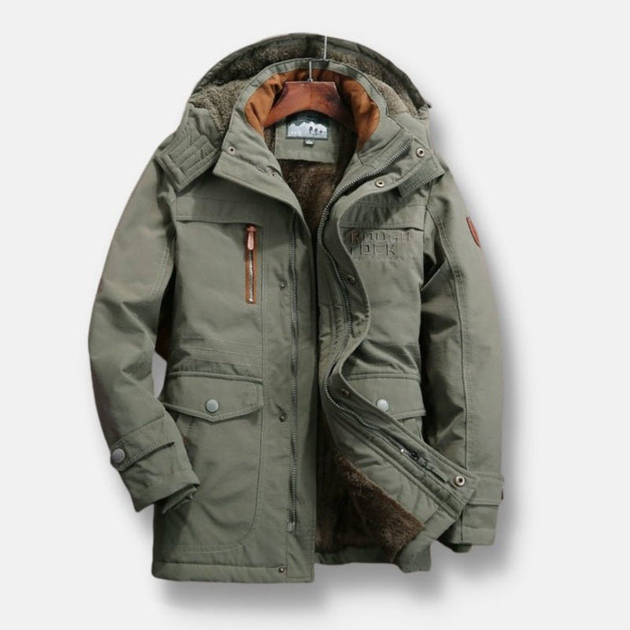 Antonios WindBreaker Hooded Jacket Men - AntoniosClothing - Army Green