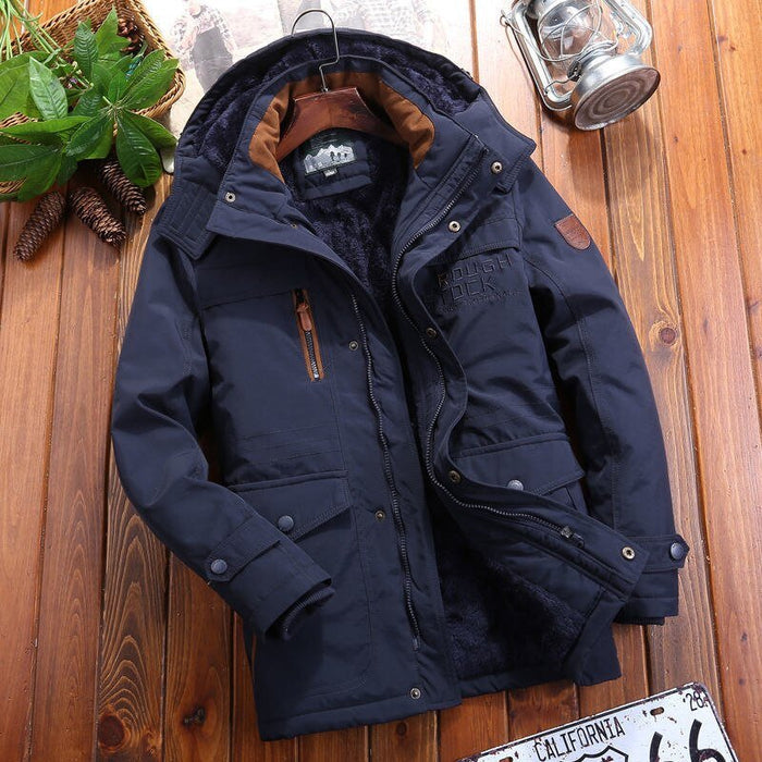 Antonios WindBreaker Hooded Jacket Men - AntoniosClothing - Blue
