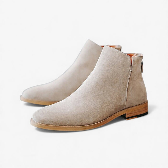 Antonios Elegant Chelsea Boots Men - AntoniosClothing - Black Spring