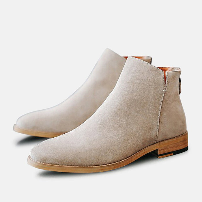 Antonios Elegant Chelsea Boots Men - AntoniosClothing - Black Spring