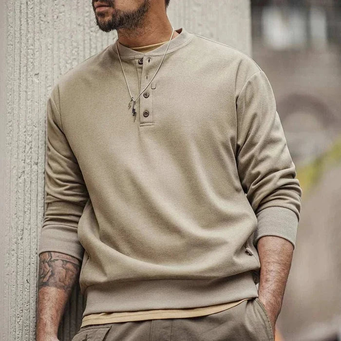 Sweatshirt regular fit - AntoniosClothing - Gray