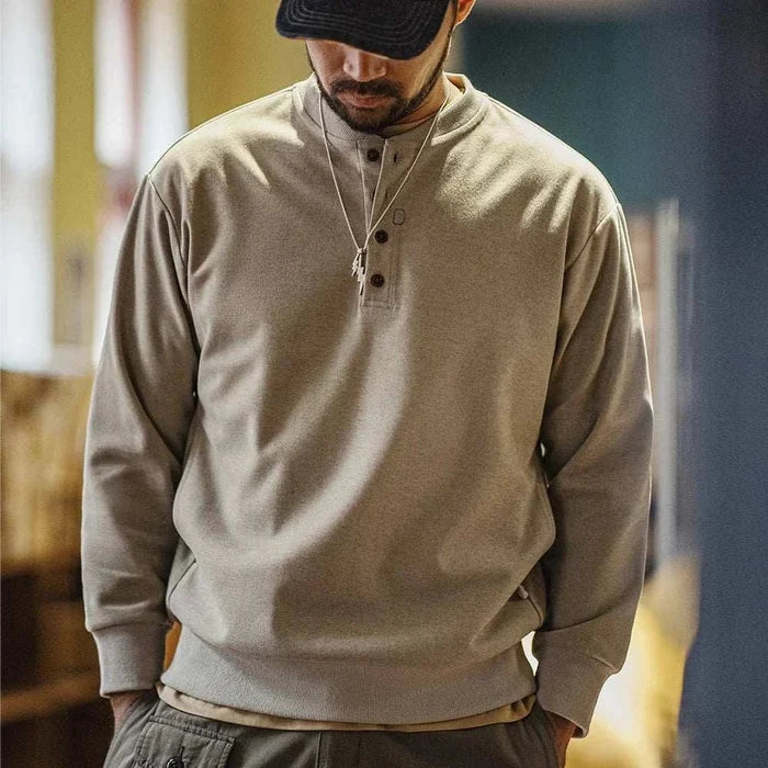 Sweatshirt regular fit - AntoniosClothing - Gray