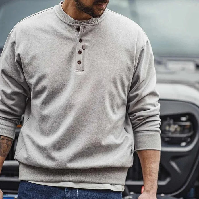 Sweatshirt regular fit - AntoniosClothing - Gray