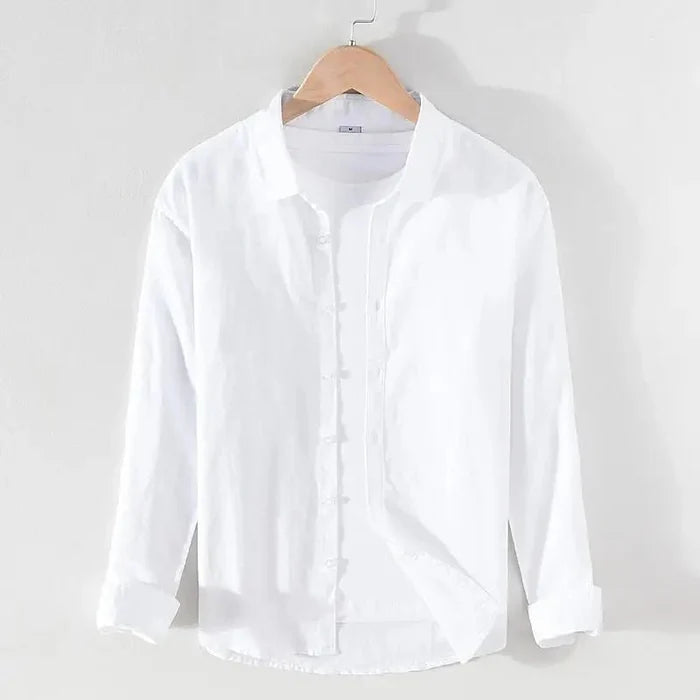 Spring stand collar long-sleeve casual streetwear button-up - AntoniosClothing - Khaki 1