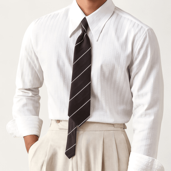 Party tuxedo elegant shirt - AntoniosClothing - White shirt only
