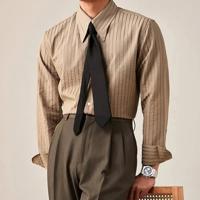 Party tuxedo elegant shirt - AntoniosClothing - White shirt only