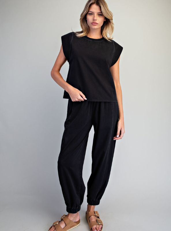 Mercer Top- Ash Black