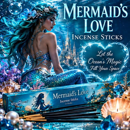 Mermaid's Love Incense Sticks - Secrets Beneath the Moonlit Sea