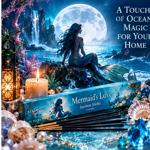 Mermaid's Love Incense Sticks - Secrets Beneath the Moonlit Sea