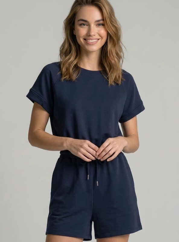 Merritt Romper- Midnight