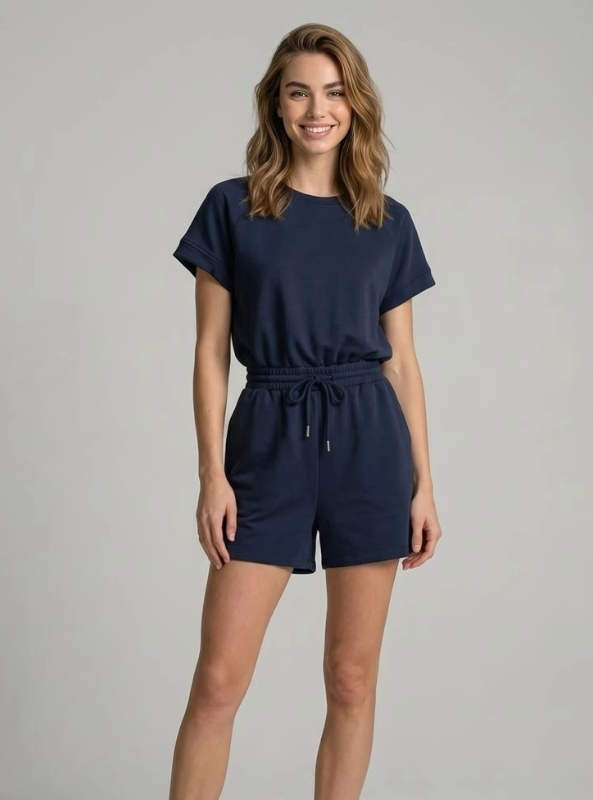 Merritt Romper- Midnight