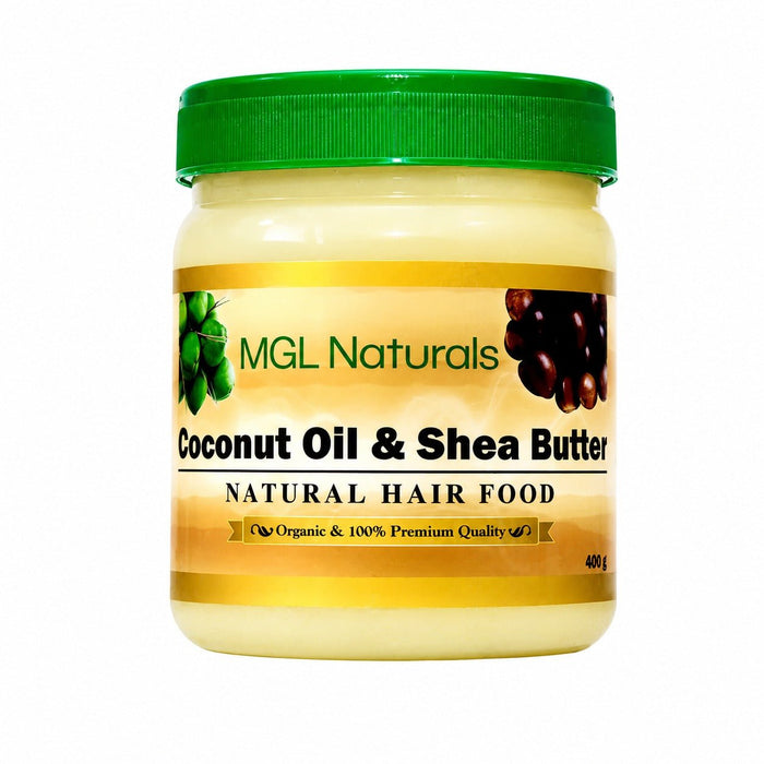 MGL Naturals Coconut Oil and Shea Butter | Hair Food - Yado African & Caribbean Market