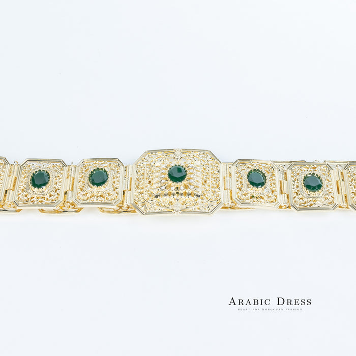 Micha Gold/Darkgreen Belt