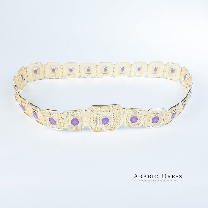 Micha Gold/Violet Belt