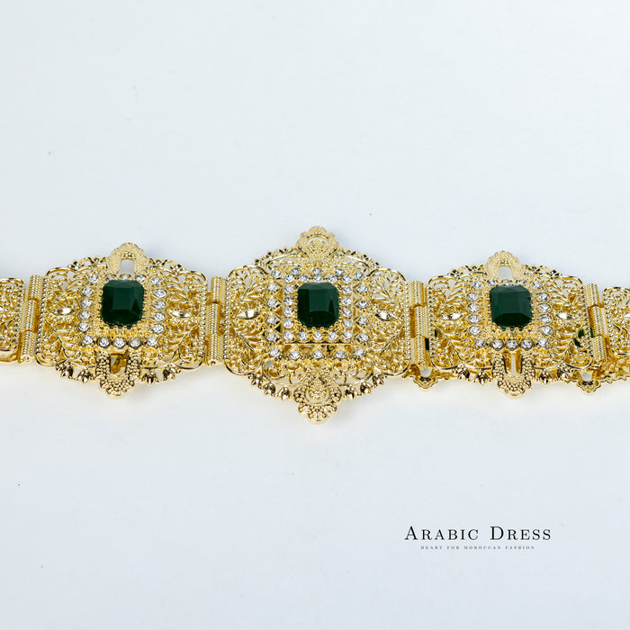 Mihi Gold/Darkgreen Belt