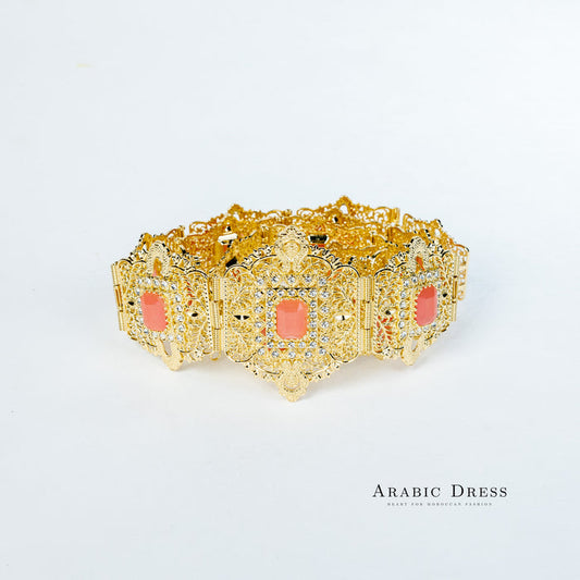 Mihi Gold/K Pink Belt