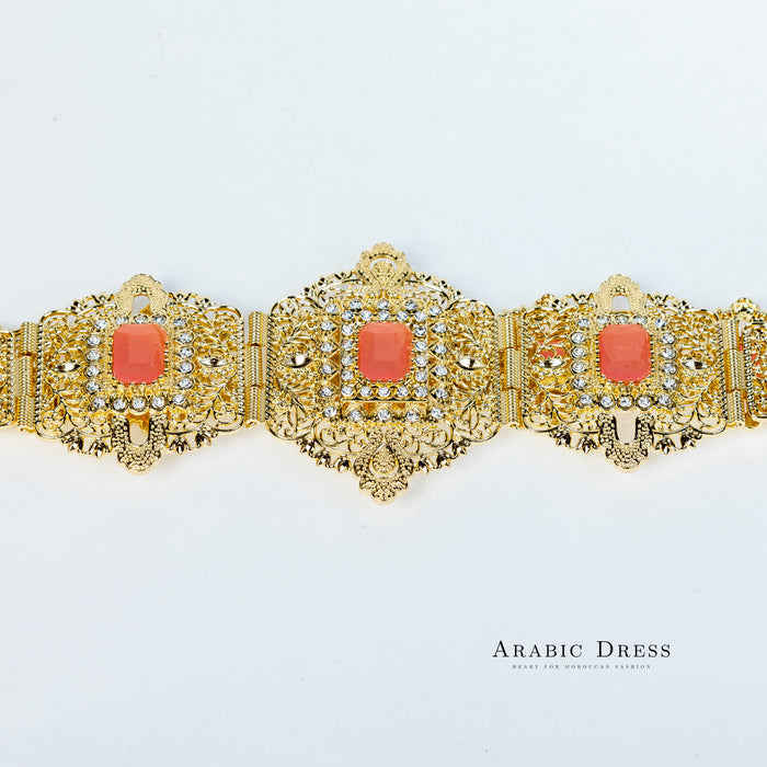 Mihi Gold/K Pink Belt