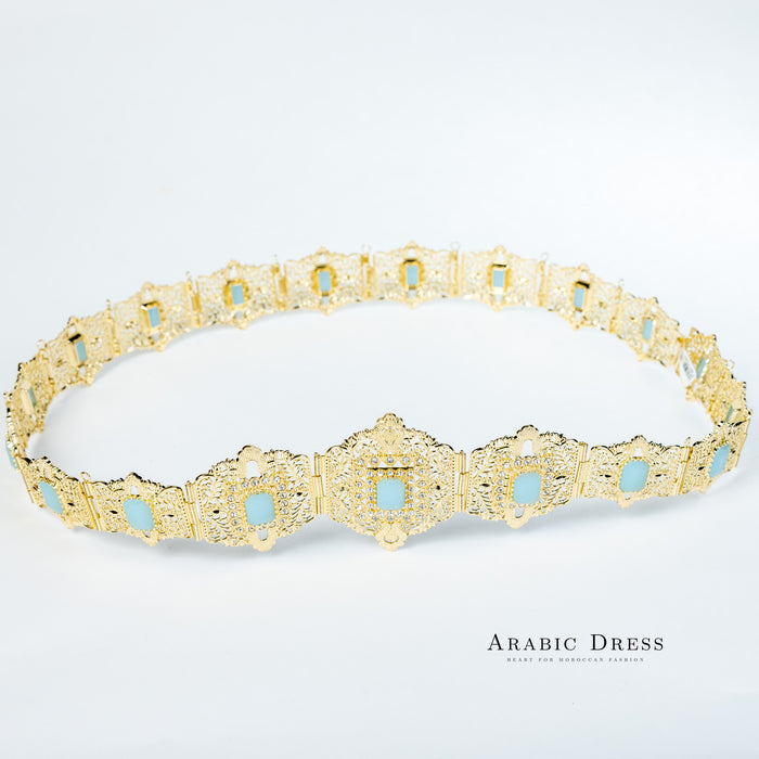 Mihi Gold/Turquoise Belt