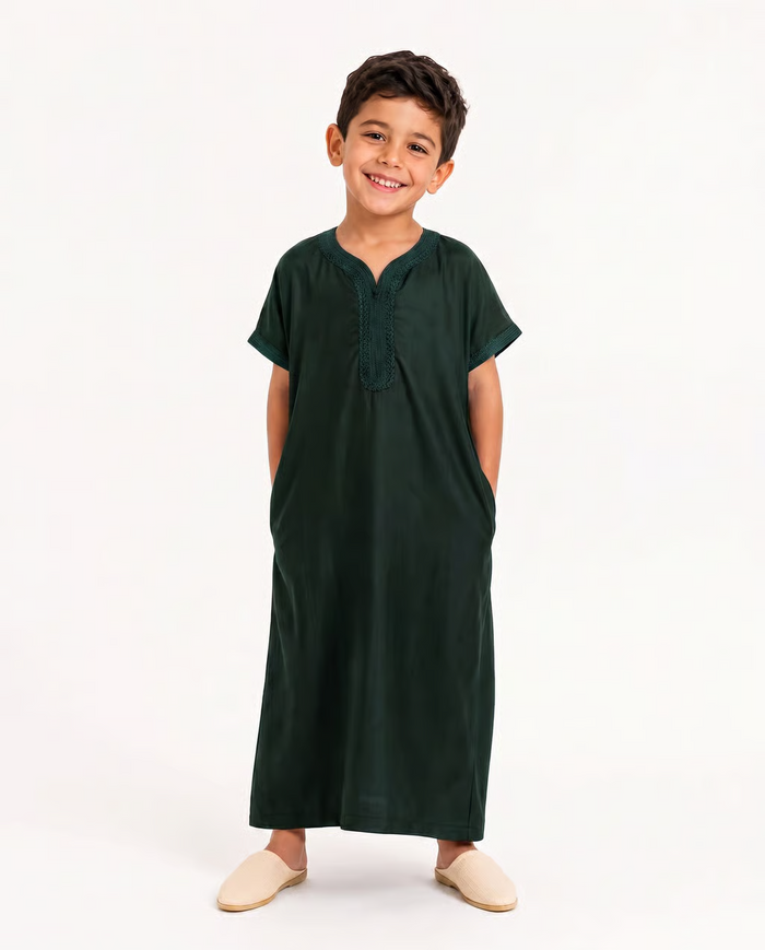 Mini Kandora Amin Darkgreen